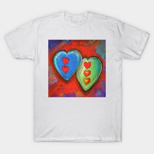 Triple  heart T-Shirt